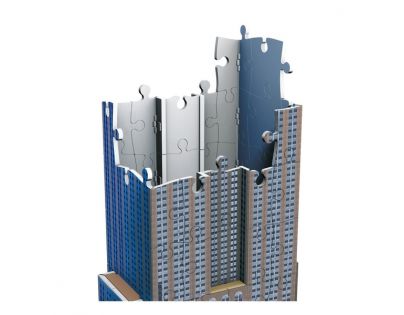 Ravensburger 3D Empire State Building 216 dílků - Poškozený obal