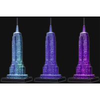 Ravensburger 3D Puzzle Empire State Building Noční edice 216 dílků 6