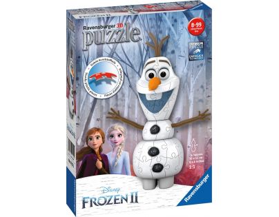Ravensburger 3d puzzle Disney Ledové království II Olaf 3D Puzzle 54 dílků