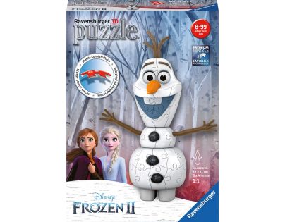 Ravensburger 3d puzzle Disney Ledové království II Olaf 3D Puzzle 54 dílků