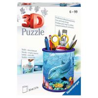 Ravensburger 3D Puzzle Stojan na tužky Podvodní svět Delfín 54 dílků 2