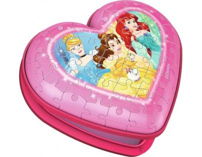 Ravensburger 3D puzzle Srdce Disney princezny 54 dílků