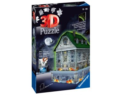 Ravensburger 3D Puzzle Noční edice Strašidelný dům 216 dílků