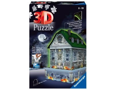 Ravensburger 3D Puzzle Noční edice Strašidelný dům 216 dílků