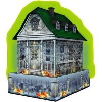 Ravensburger 3D Puzzle Strašidelný dům Noční edice 216 dílků