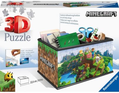 Ravensburger 3D Puzzle Úložná krabice Minecraft 216 dílků