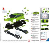 Ravensburger 3D puzzle Lamborghini Huracán Evo zelené 108 dílků 3