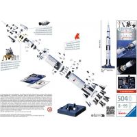 Ravensburger 3D Puzzle Vesmírná raketa Saturn V 432 dílků 2