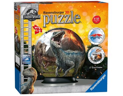 Ravensburger 3D Puzzle 117574 Jurský svět 72 dílků