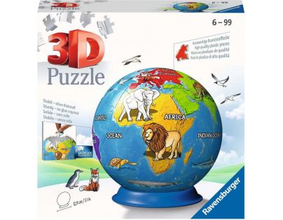 Ravensburger 3D Puzzle Malovaný globus 72 dílků