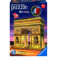 Ravensburger 3D Puzzle Noční edice Vítězný oblouk 216 dílků 2
