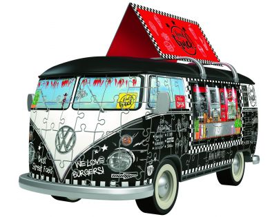 Ravensburger 3D Puzzle 125258 VW Autobus pojízdné občerstvení 162 dílků