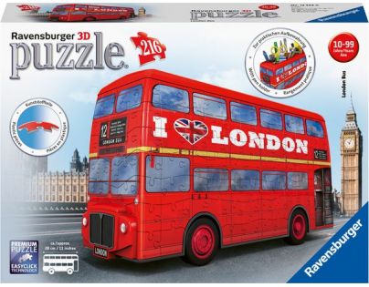Ravensburger 3D Puzzle Londýnský autobus 216 dílků