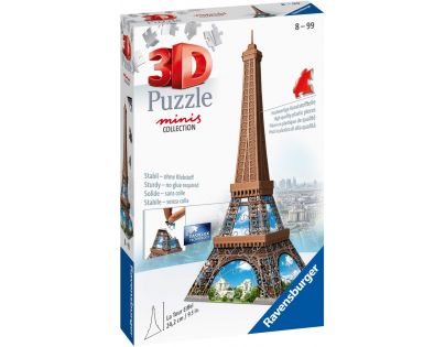 Ravensburger 3D Puzzle Mini budova Eiffelova věž položka 54 dílků