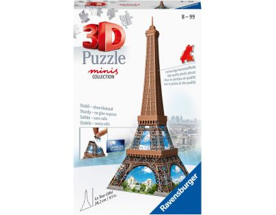 Ravensburger 3D Puzzle Mini budova Eiffelova věž položka 54 dílků