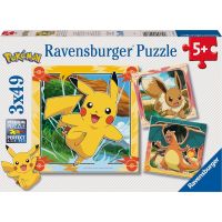 Ravensburger Pokémon 3 x 49 dílků