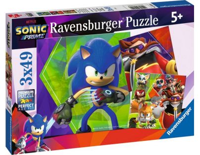 Ravensburger Sonic Prime 3 x 49 dílků