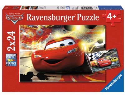 Ravensburger Cars Puzzle Auta v akci 2x24 dílků