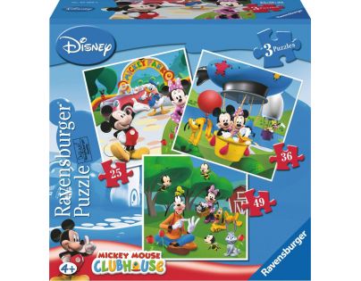 Ravensburger Disney Mickey v Parku puzzle 25, 36, 49 dílků