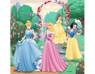 Ravensburger Disney Princezny 3 x 49 dílků