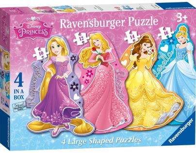 Ravensburger Disney Princezny 4 v 1 tvary puzzle