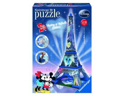 Ravensburger Disney 3D Mickey a Minnie Eiffelova věž 216 dílků