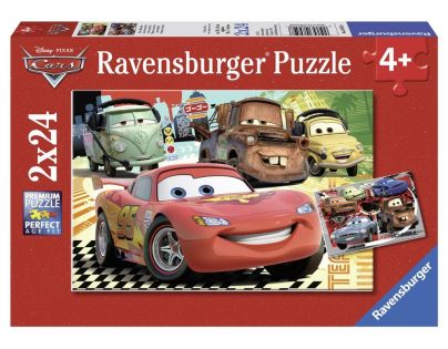 Ravensburger Puzzle Cars Nová dobrodružství 2 x 24 dílků