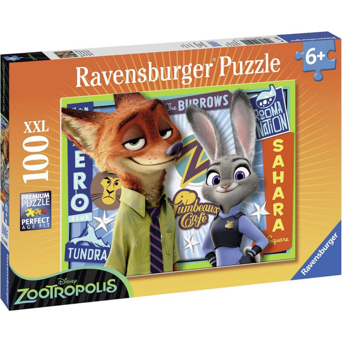 Ravensburger Disney Puzzle Zootropolis 100XXL dílků