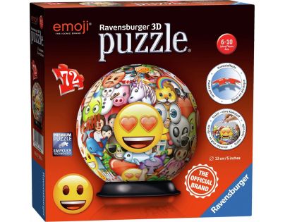 Ravensburger Emoji puzzleball 72 dílků