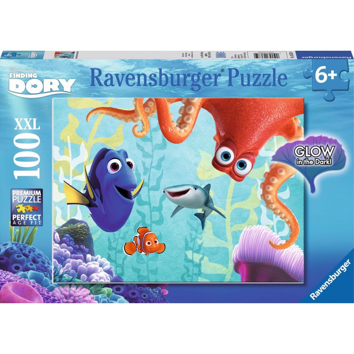 Ravensburger Hledá se Dory puzzle 100 dílků svítící