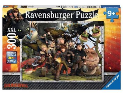 Ravensburger Jak vycvičit draka Puzzle XXL Věrní přátelé 300 dílků