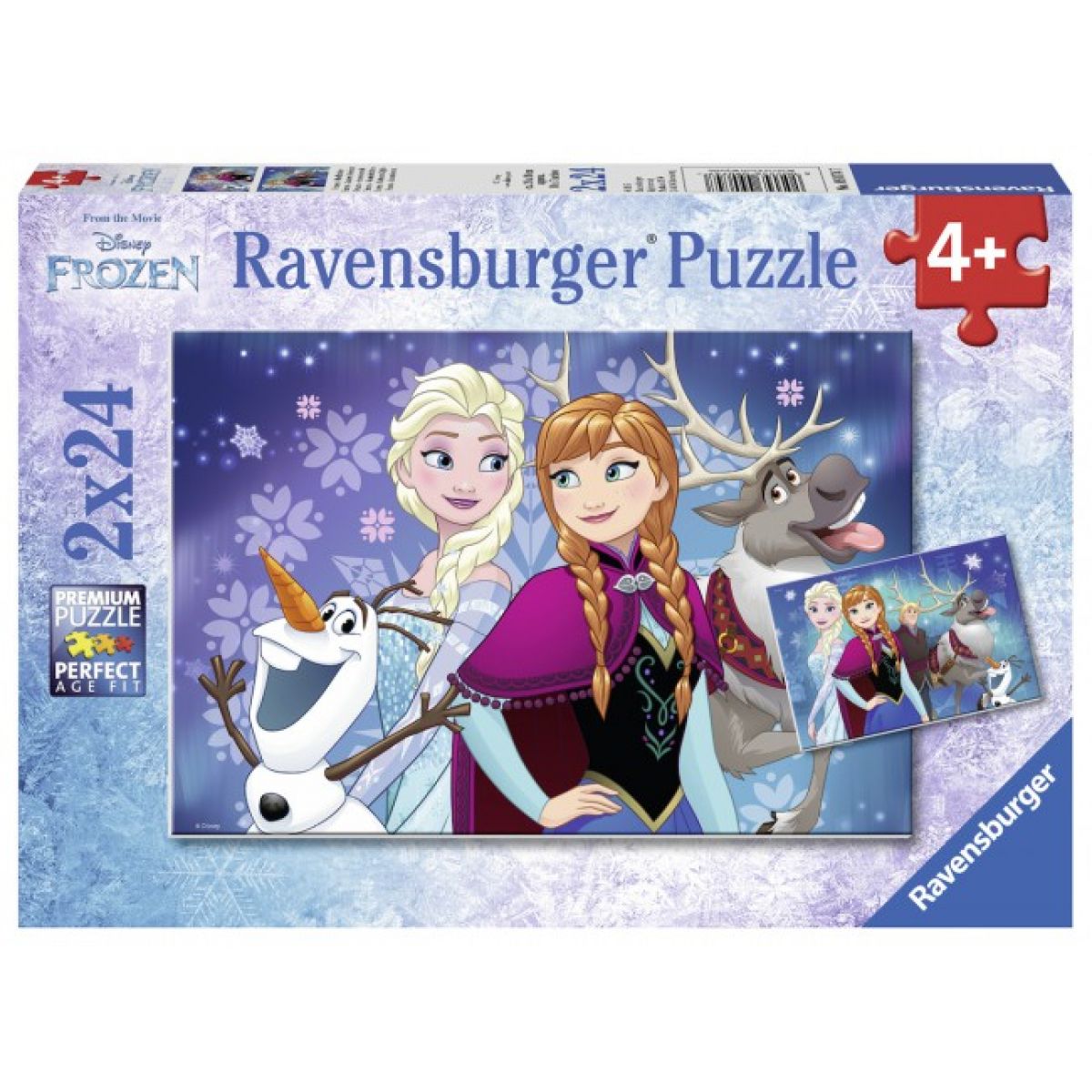 Ravensburger Ledové království Puzzle 2x24 dílků