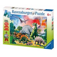 Ravensburger Puzzle Mezi dinosaury 100 dílků 2