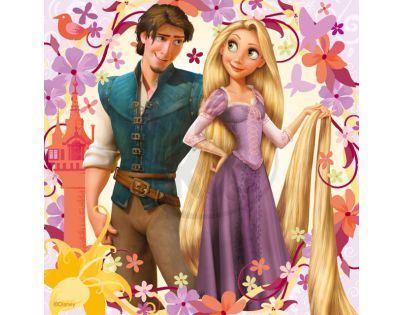 Ravensburger Puzzle Princezna na vlásku 3 x 49 dílků