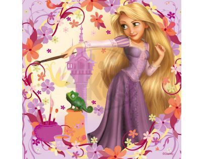 Ravensburger Puzzle Princezna na vlásku 3 x 49 dílků