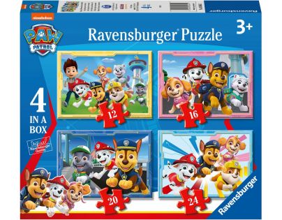Ravensburger Puzzle Tlapková patrola 4 v 1