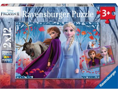 Ravensburger Puzzle Disney Ledové království II. 2 x 12 dílků