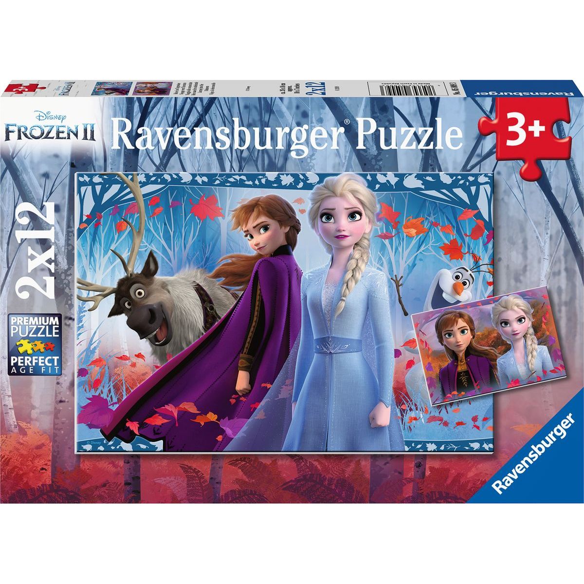 Ravensburger puzzle 050093 Disney Ledové království 2 2x12 dílků