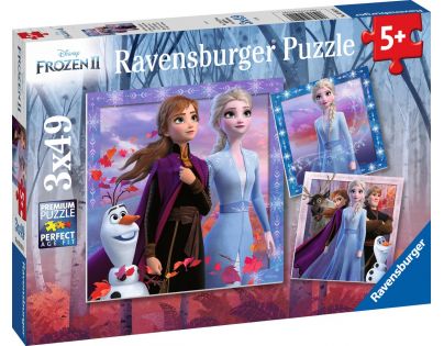Ravensburger Puzzle Disney Ledové království II. 3 x 49 dílků