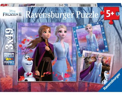 Ravensburger Puzzle Disney Ledové království II. 3 x 49 dílků