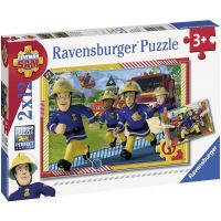 Ravensburger Puzzle Požárník Sam a jeho tým 2 x 12 dílků 4