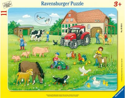 Ravensburger puzzle 050246 Letní den na statku 11 dílků