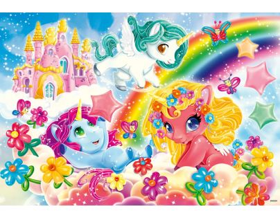 Ravensburger puzzle Kouzelný svět jednorožců 2 x 12 dílků