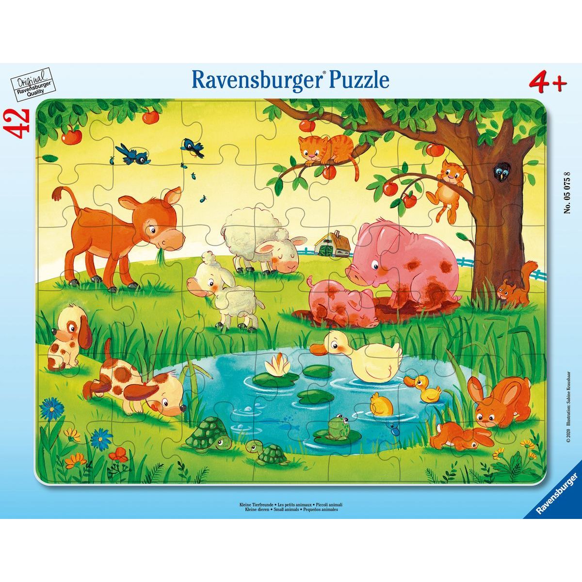 Ravensburger puzzle 050758 Zvířátka 42 dílků