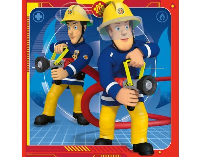 Ravensburger Puzzle Požárník Sam zachraňuje 3 x 49 dílků