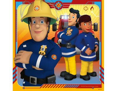 Ravensburger Puzzle Požárník Sam zachraňuje 3 x 49 dílků