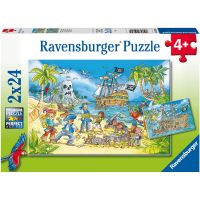 Ravensburger puzzle Piráti 2x24 dílků