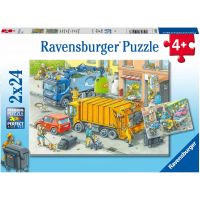 Ravensburger Puzzle Likvidace odpadu 2 x 24 dílků