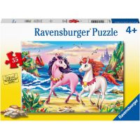 Ravensburger Puzzle Plážoví jednorožci 35 dílků 2