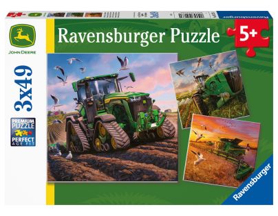 Ravensburger Puzzle John Deere Hlavní sezona 3 x 49 dílků